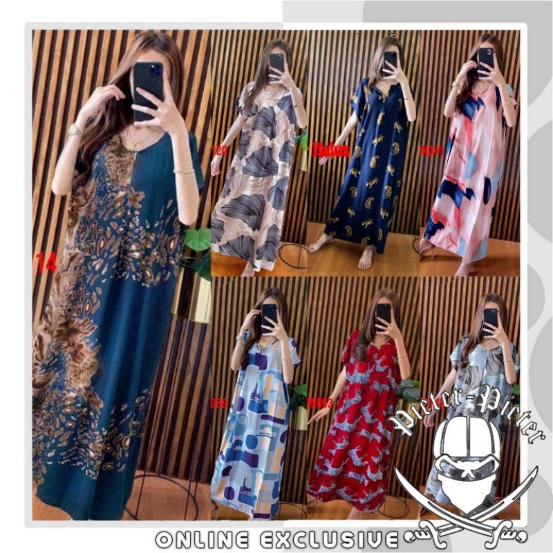 Daster Rayon Halus Panjang Busui Semata Kaki &amp; Selutut