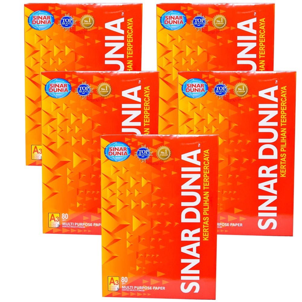 

KERTAS HVS A3 80GR SINAR DUNIA
