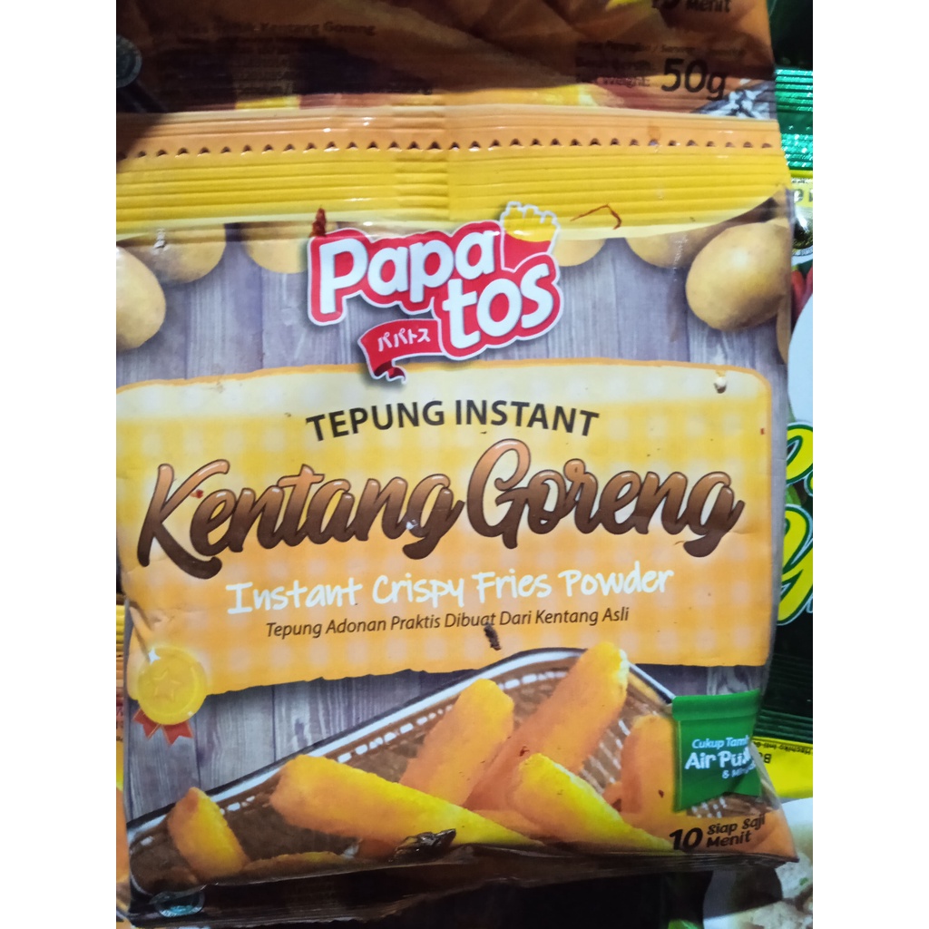 

Papatos Tepung Instant Kentang Goreng 50 Gr