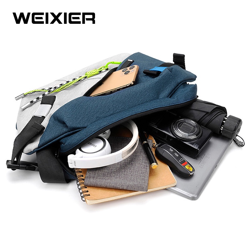 WEIXIER D247 Tas Selempang Pria Sling Bag Anti Air WK-SBY