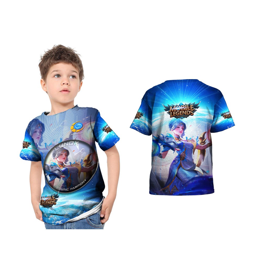 [Riashop] Kaos Anak Gaming MOBILE LEGEND | Kaos Anak MOBILE LEGEND | Atasan Anak MOBILE LEGEND