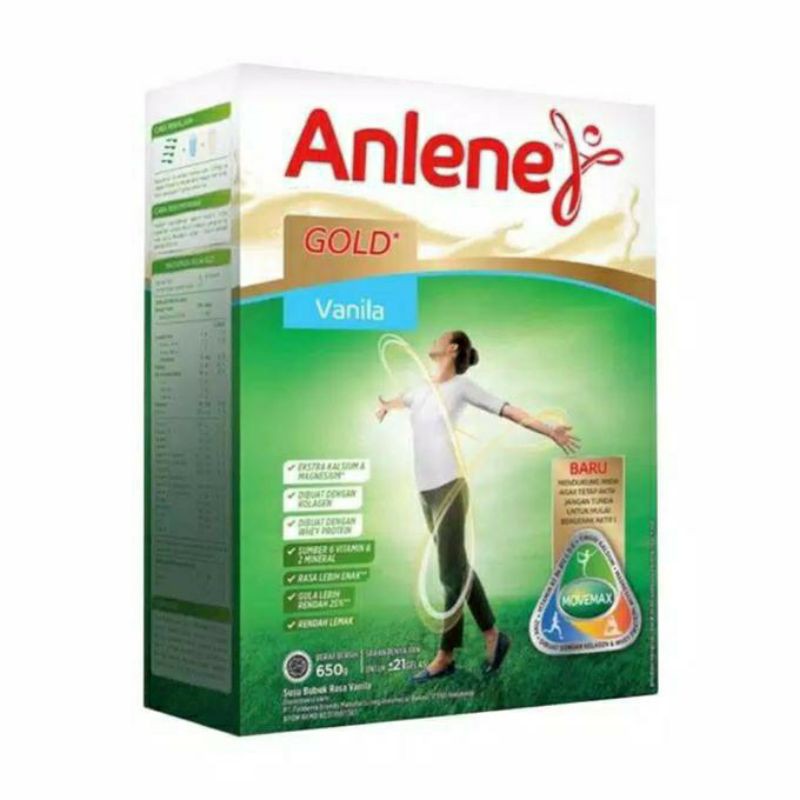 

ANLENE GOLD VANILA 650gr