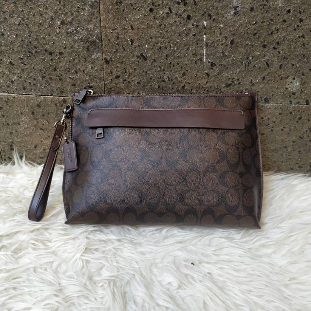 CLUTCH PRIA COACH CARYALL POUCH SIGNATURE