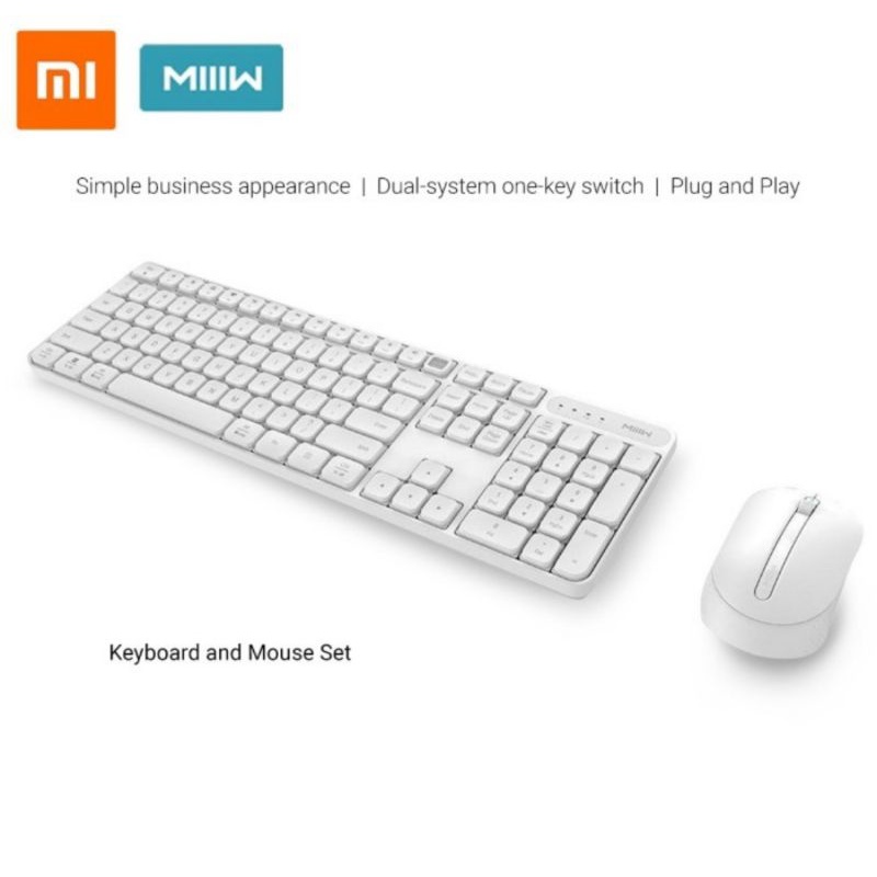 MIIIW WIRELESS COMBO Keyboard Mouse Set MIIW model xiaomi