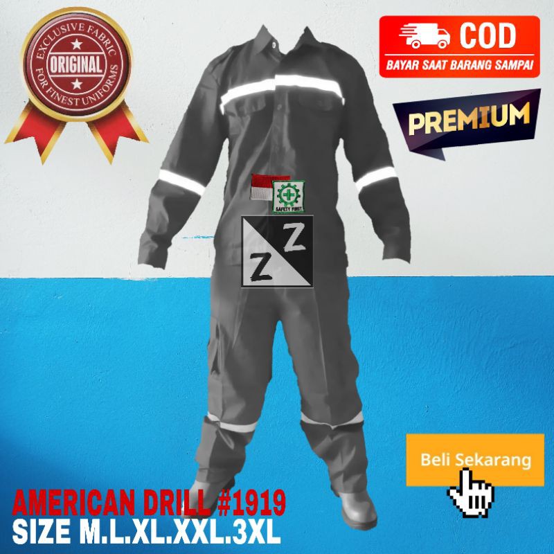 Baju & celana katelpak wearpak﻿ k3﻿ tambang﻿ 3m﻿ pp﻿ safety﻿ keren﻿﻿﻿﻿﻿﻿ proyek﻿ teknik﻿ lapangan