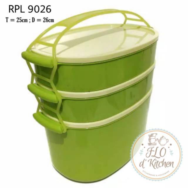 Rantang Susun 3 Jumbo RPL 9026