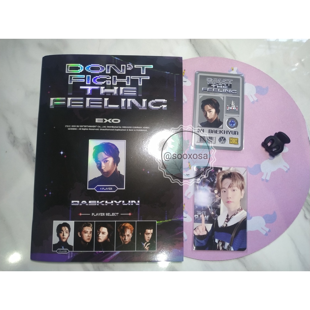 [UNSEALED] PHOTOCARD PC BAEKHYUN, ID CARD BAEKHYUN, ALBUM ONLY Expansion Ver