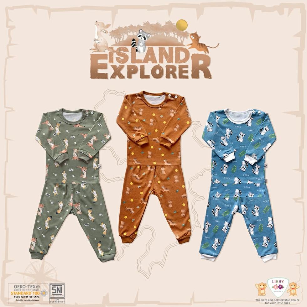 Libby Setelan Panjang / Setelan Libby 1 Pasang S,M,L,2L,Xl,Xxl / Libby Baby / Baju Bayi Libby