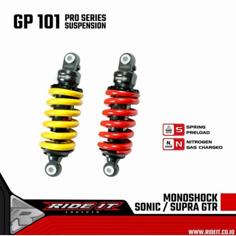 SHOCK BREAKER/MONO SHOCK BELAKANG MEREK RIDE IT GP 101 SERIES HONDA SONIC 150