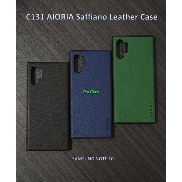 C131 Samsung Note 10 / Note 10 Plus AIORIA Saffiano Leather Case