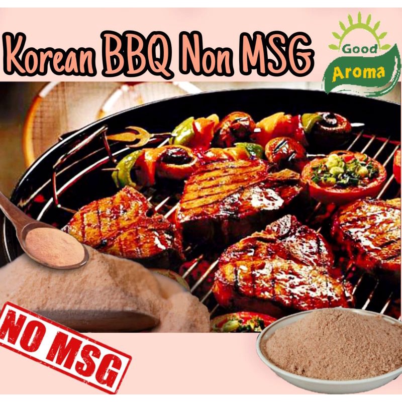 

Bumbu Tabur Korean BBQ Non MSG 100 gram, Jual Bubuk tabur rasa Korean Barbeque Non MSG Powder Murah Enak