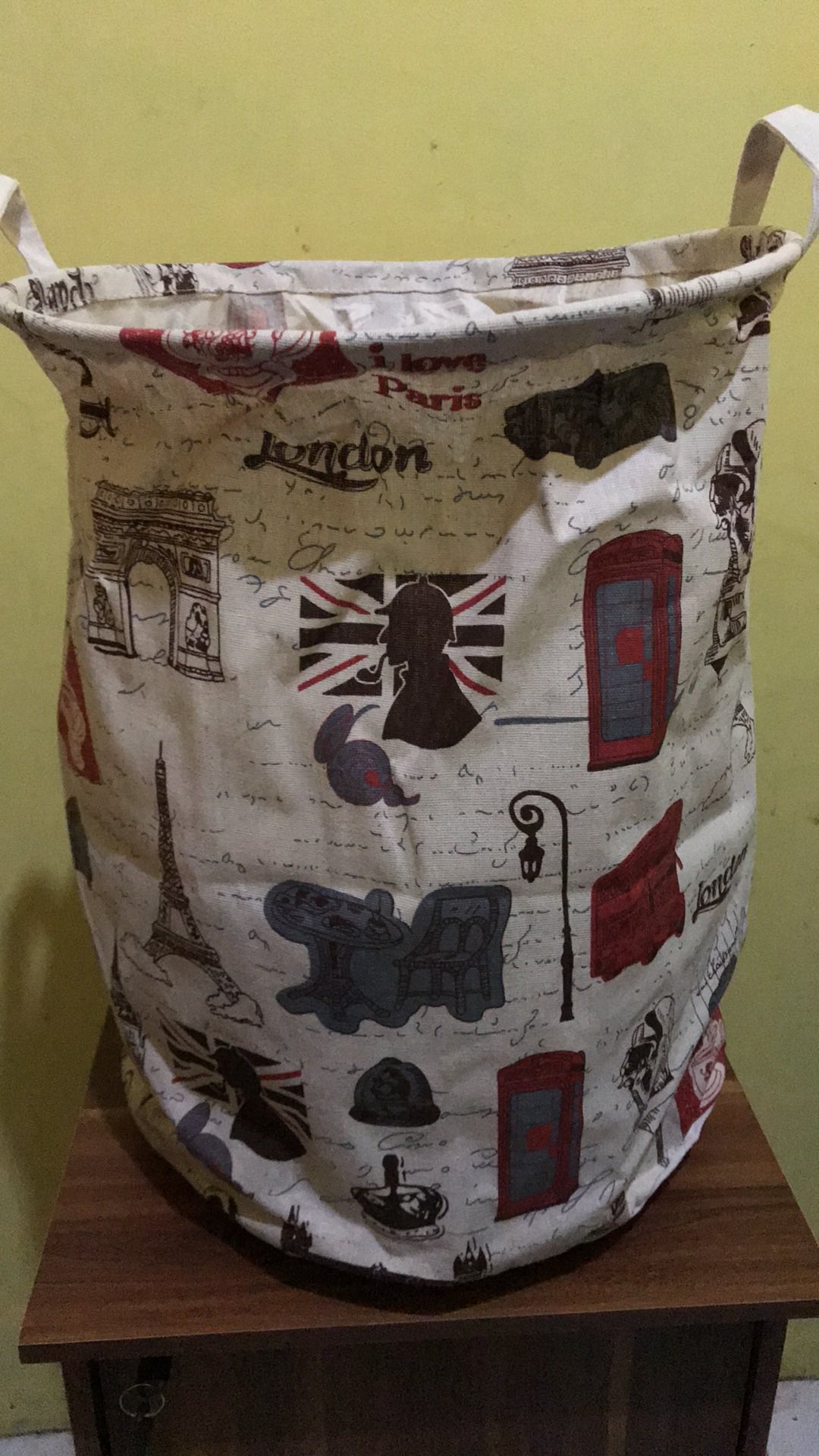 Keranjang Mainan Anak / Keranjang Baju Kotor / Keranjang Pakaian Bayi /keranjang Cucian Kotor Rtg069