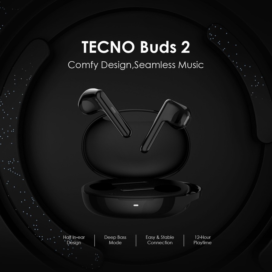 TWS Tecno Airbuds 2 Wireless Earpod Original