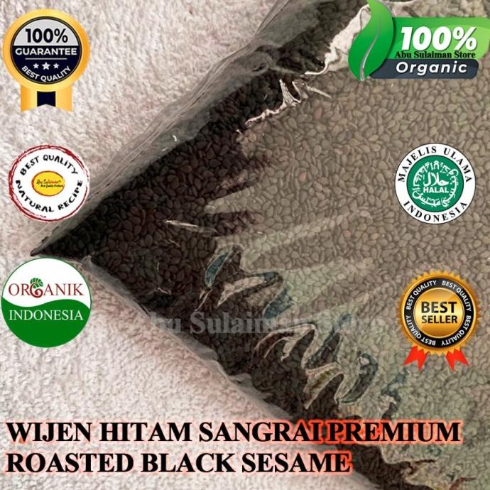 

Wijen Hitam Black Sesame 1 KG Biji WIjen Hitam Organik Premium HALAL