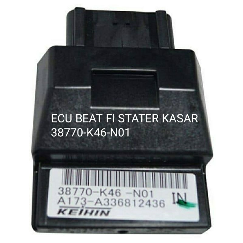 ECU BEAT INJEKSI 2014 VARIO 110 LED (ECM) INJEKSI STATER KASAR 38770-K46-N01