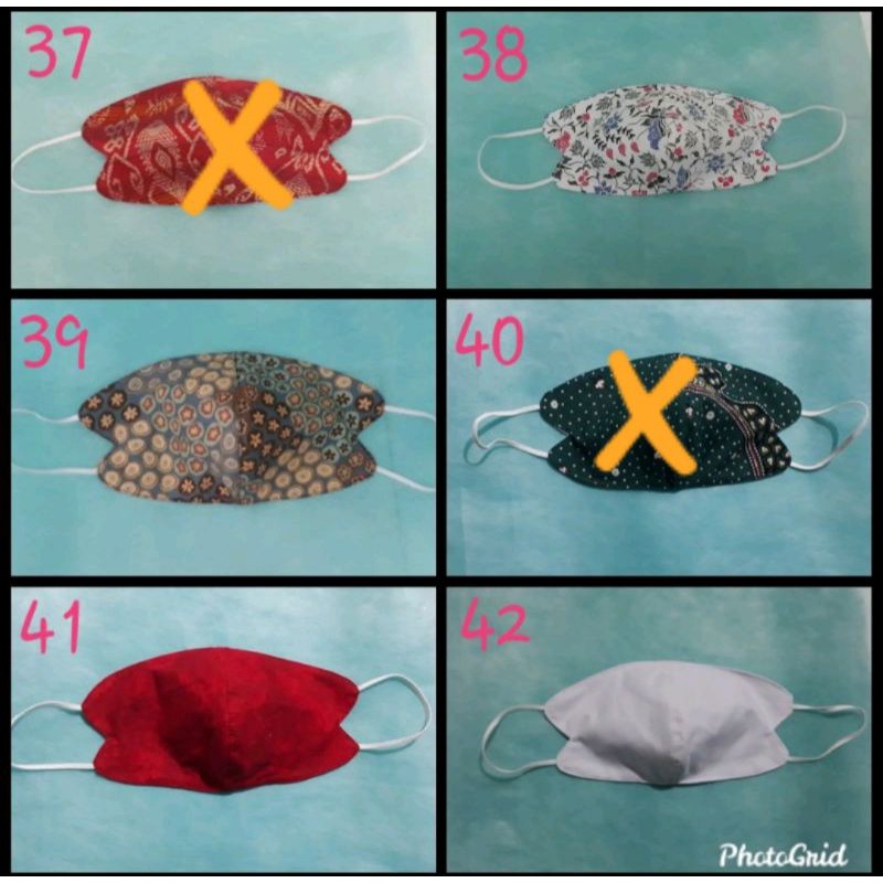 Masker kain 3 lapis