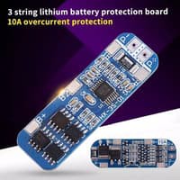 BMS Control 3S 18650 12V 12.6V Battery Protection Board .