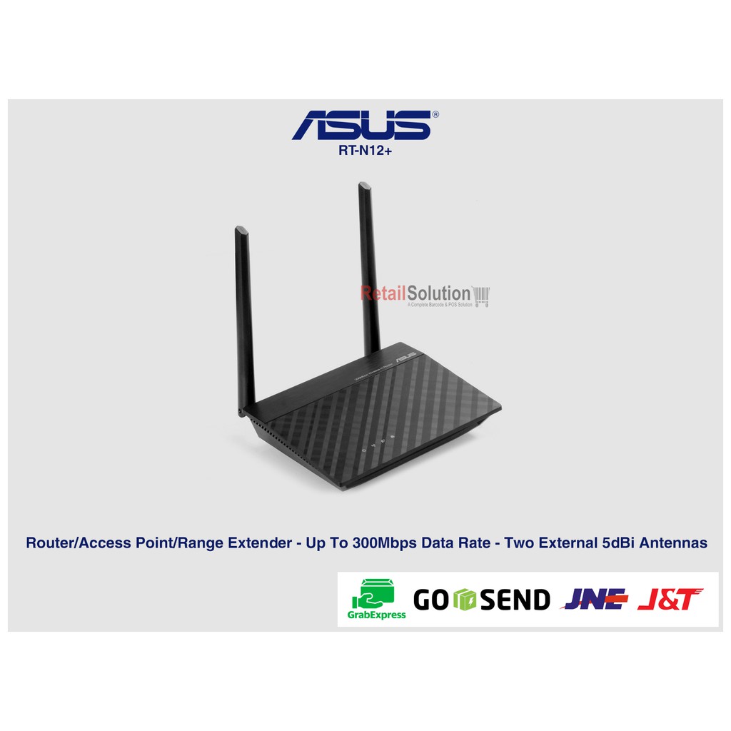 ASUS RTN12+ 300Mbps Wireless Router