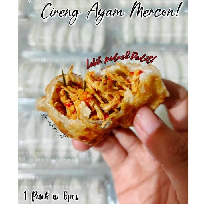 Cireng ayam mercon enak-cireng mercon-cireng homemade-cireng ayam mercon isi 6pcs