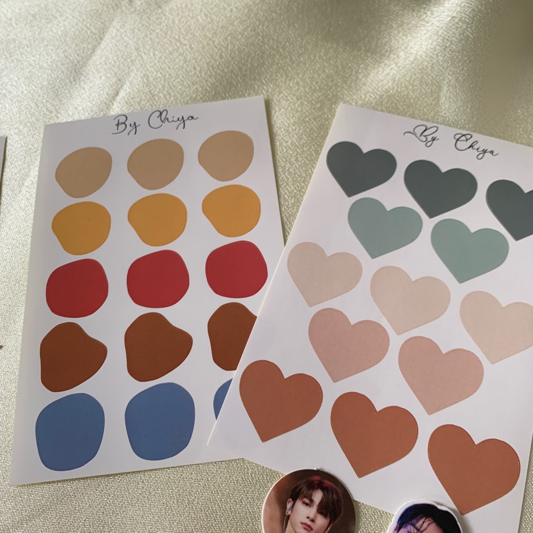 Sticker Bentuk Hati Heart Sticker