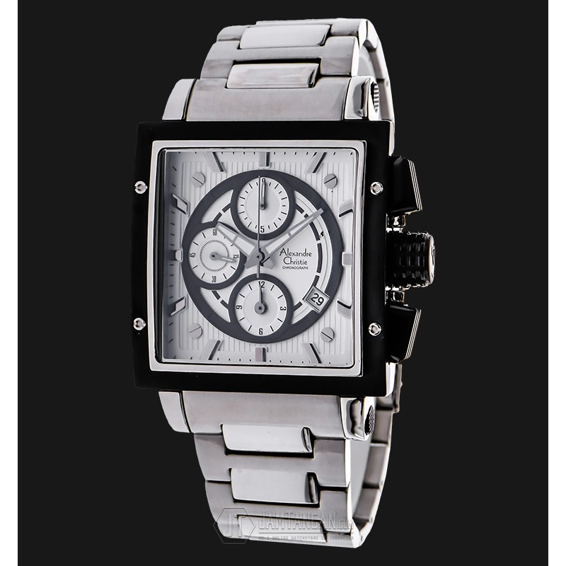 Alexandre Christie AC 6182 MC BTBSL Man Classic White Dial Stainless Steel