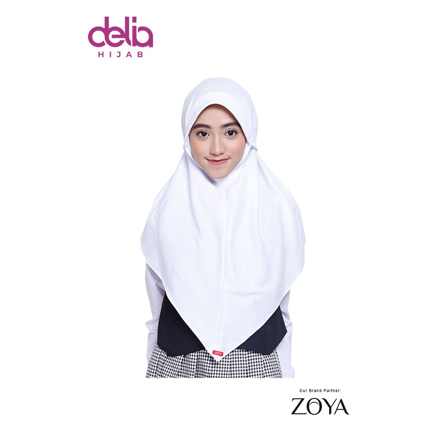 TERBEST SELLER/Bergo Sekolah Zoya – Bergo Ceria – Delia Hijab-SOD