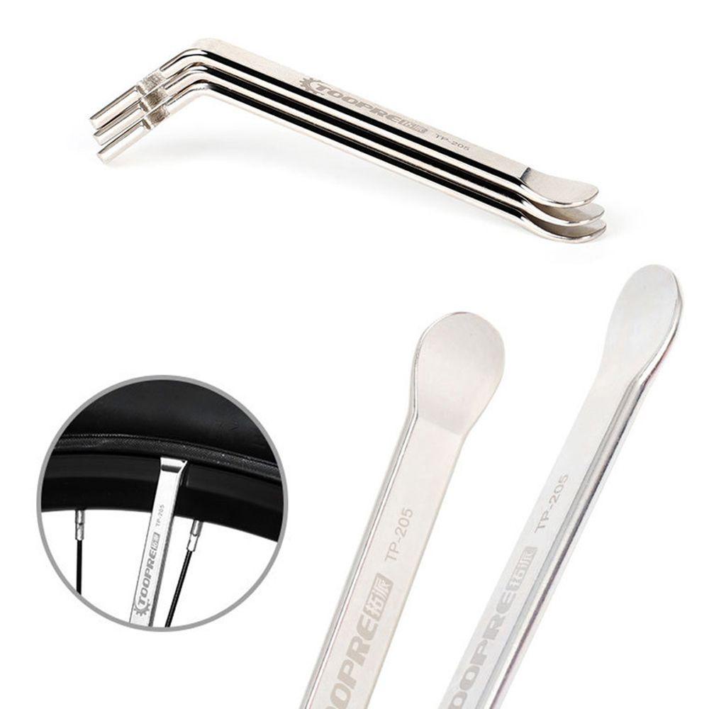 Lanfy Bike Wheel Remover 1Pc/3Pcs Suku Cadang Sepeda Multifungsi Pengganti Logam Tuas Ban Sepeda Gunung Tuas Ban Sepeda