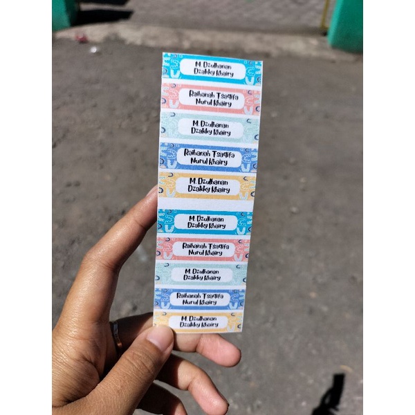 

Stiker Nama / Label Nama / Stiker Buku