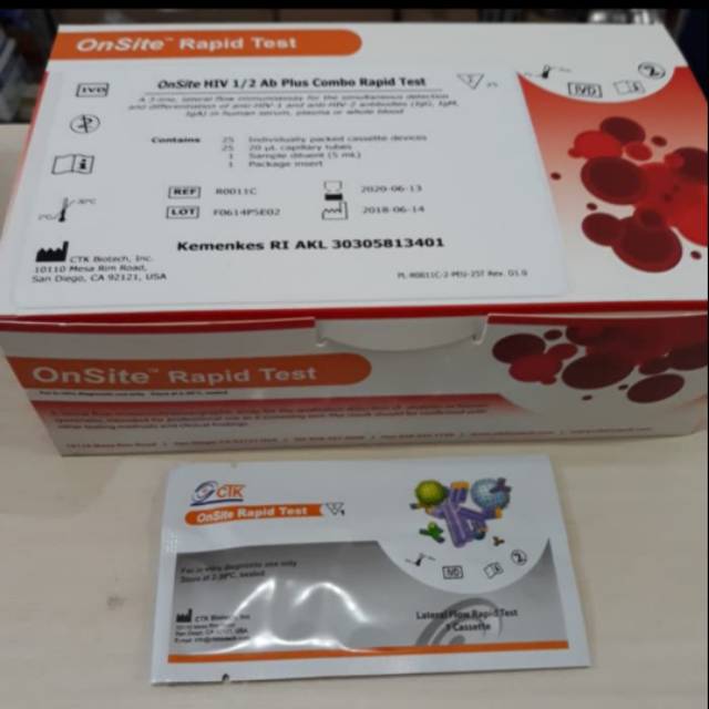 ONESITE Rapid Test Onesite HIV Tes HIV