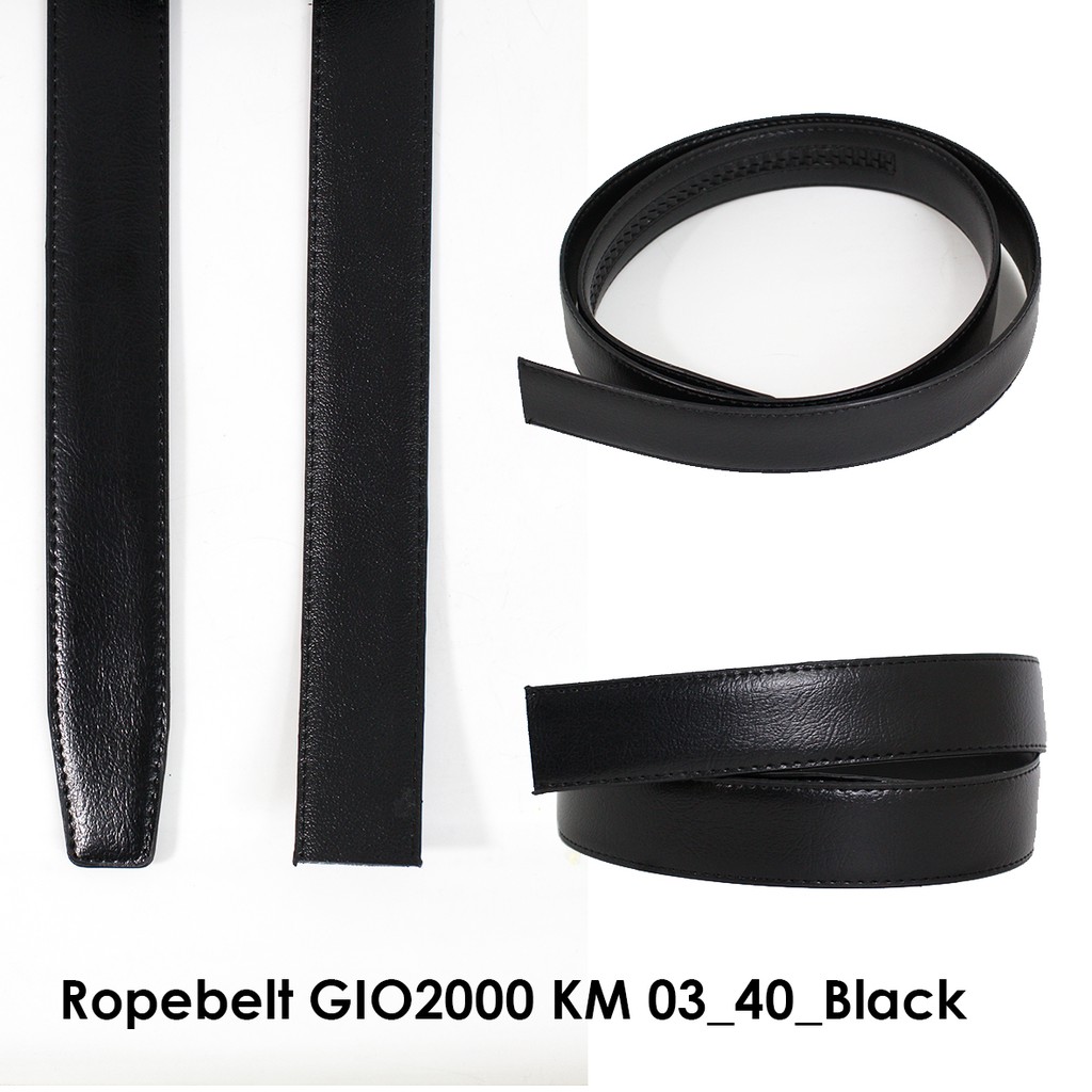 Giorgio Agnelli Rope Belt / Tali Ikat Pinggang Gio 2000 M 03/40 (Black)