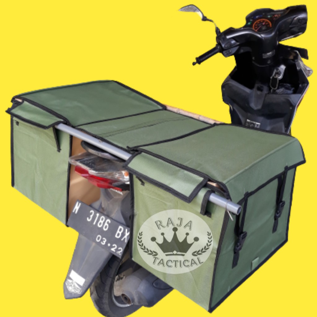 Tas Pos Obrok Kurir Sales Anti Air Tas Motor Tas Rengkek Tas Kargo Besar