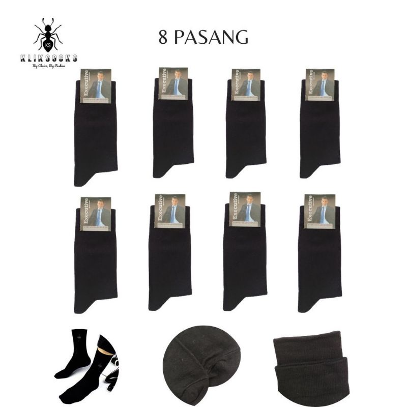 PAKET 8 PASANG KAOS KAKI KERJA PANJANG PRIA WANITA LEMBUT