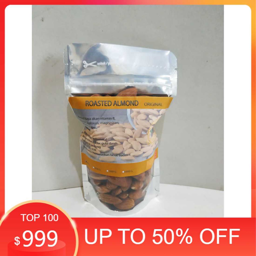 

Terlaris Almond Panggang- Original 100 gr