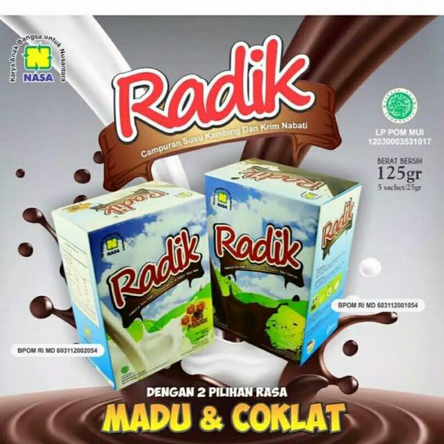 

Radik coklat dan Radik madu
