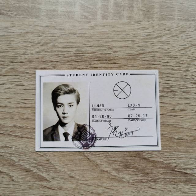 EXO Luhan XOXO Official Photocard PC