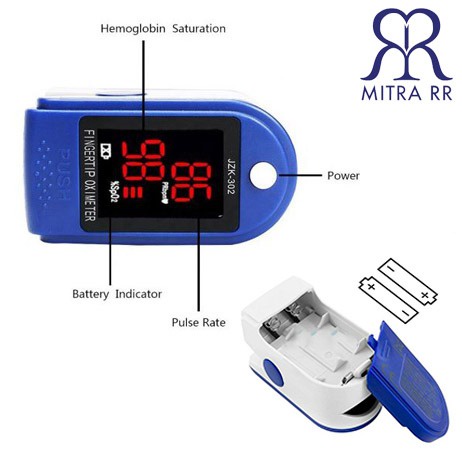 Oximeter Oxymeter Fingertip Pulse LK87 Alat Ukur Heartrate kadar Oksigen Darah - Detak Jantung