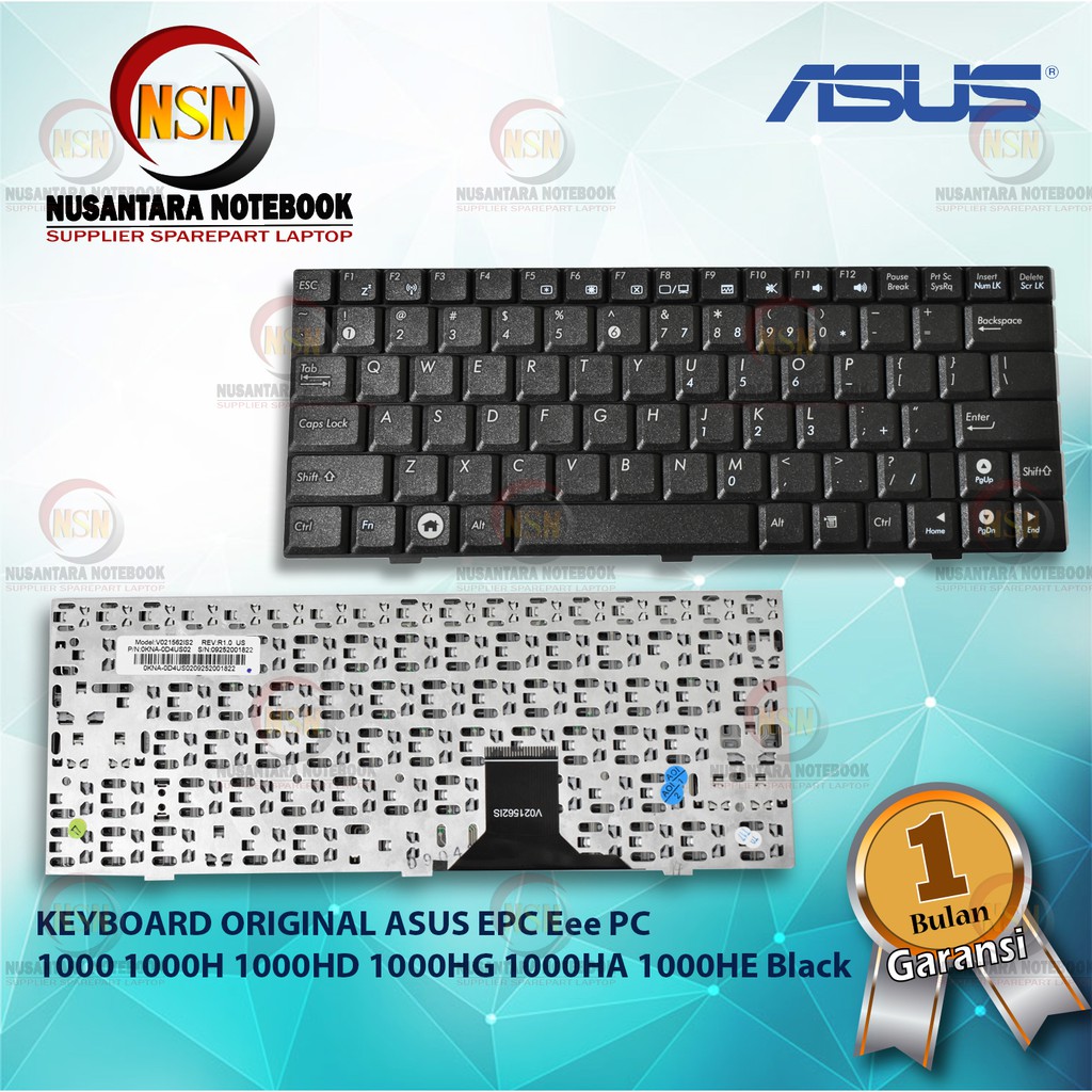 Keyboard Original Asus EPC Eee PC 1000 1000H 1000HD 1000HG 1000HA