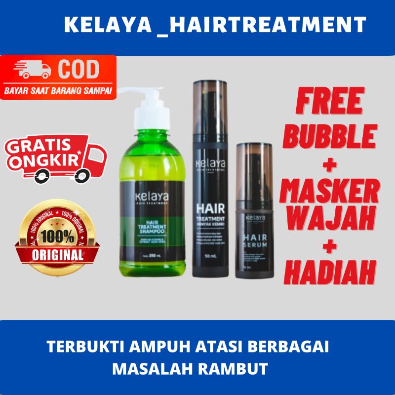 KELAYA SHAMPO SAMPHO SAMPO SHAMPOO KALAYA KELAY HAIR TREATMENT MINYAK KEMIRI SERUM  ORIGINAL ASLI OR