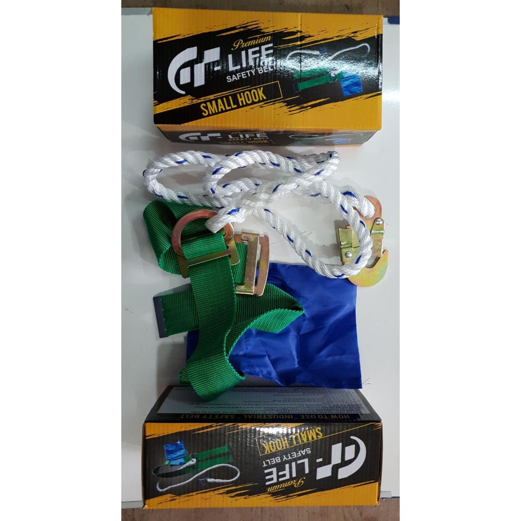 GTLIFE Small Hook Safety Belt Hardness sabuk pengaman kerja hidaku  Safety Belt Belt Pengaman / Sabuk Pengaman Bangunan Proyek