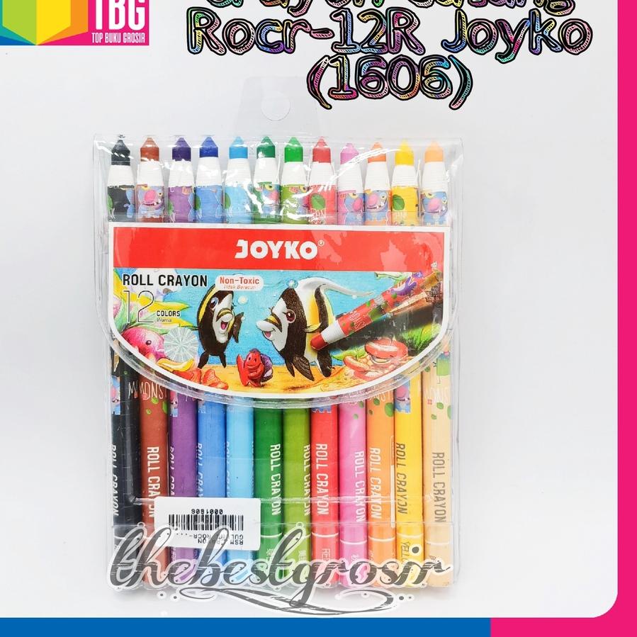 

Disskon Gede. 1 SET (12 WARNA) CRAYON GULUNG ROCR-12R JOYKO / PAPER ROLL CRAYON ROCR-12R JOYKO / ALAT MEWARNAI (R-1606) ^