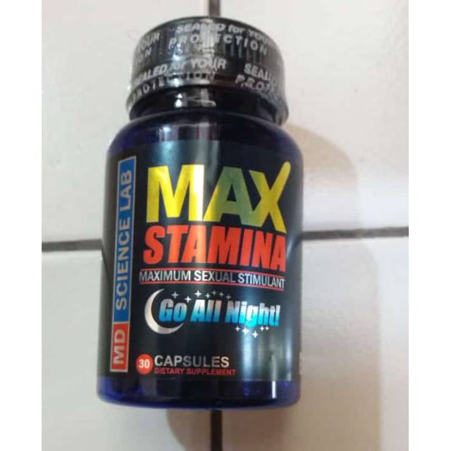 MAX STAMINA OBAT HERBAL PRIA KUAT max stamina isi 30 suplemen pria