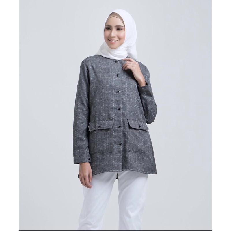 Preloved Tetra Blouse by Comfortable Hijab