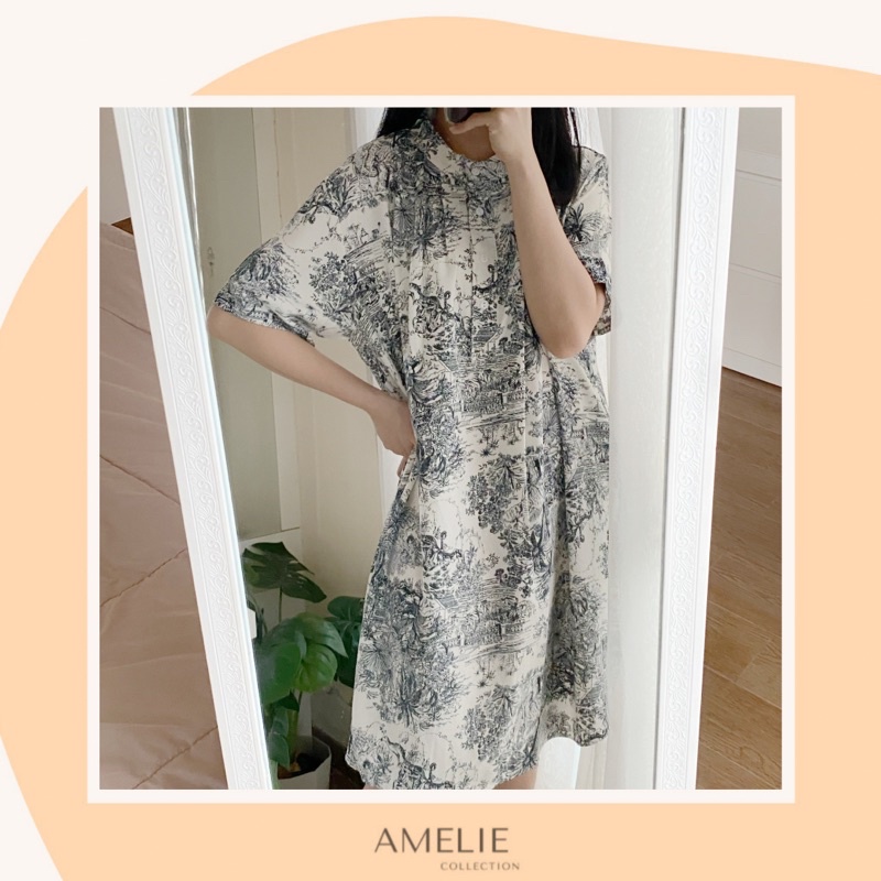 ALLYN DRESS - dress oversized motif fit xl