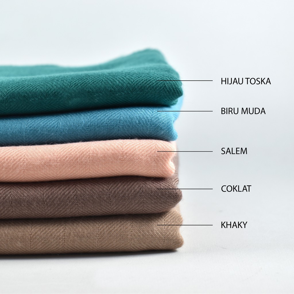 Ansania - Jilbab Segi Empat Tierack Polos Combo A By / Jilbab Polos / Tierack Premium Ansania-3