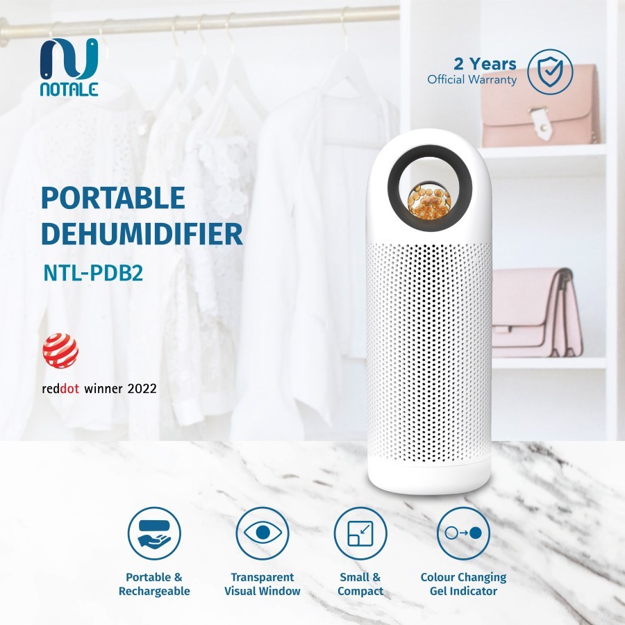 Notale Dehumidifier Replacement Portable Air Dryer - Penyerap lembab