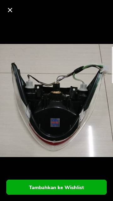 lampu belakang/ stop lamp assy shogun 125 04