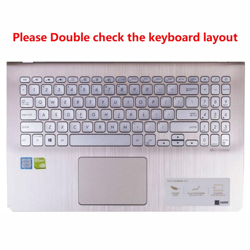 Untuk 15.6inch ASUS Vivobook 15s V5000 Fl8700F A509J X509JP A516M S5300 A509U A516 a509m X515 Lembut Ultra-Tipis Silikon Penutup Keyboard Laptop Pelindung