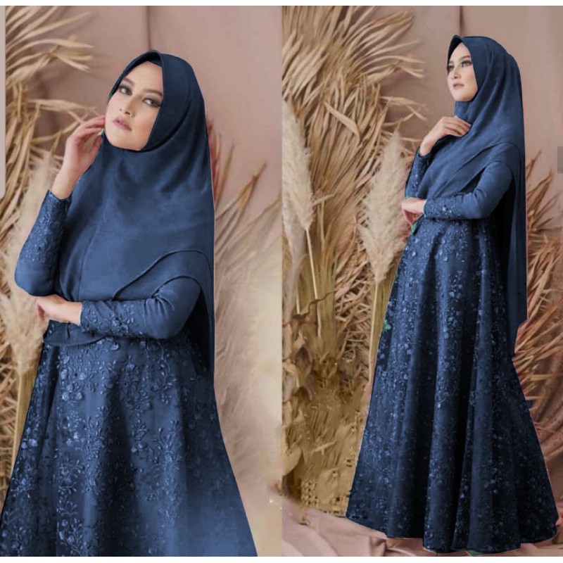 JC/ZR- Set Syari ariana / Gamis Syari Terbaru / Set Hijab Syari murah / Maxi syari pesta