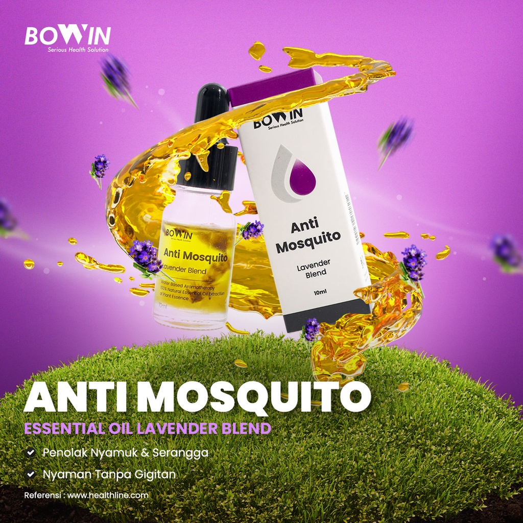 Bowin Essential Oil + Dry Flower | 100% Organic &amp; Therapeutic - Water Based Aromatherapy | (Humidifier, diffuser, air purifier)