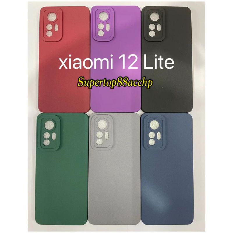 Xiaomi Mi 12 Lite 5G Casing Soft Case Sandstone Silikon Superthin Anti Slip